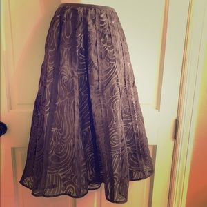 Nic+Zoe Long Layered Skirt